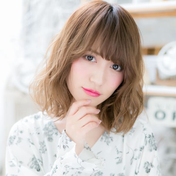 くせ毛風シフォンカールでふんわり感MAX