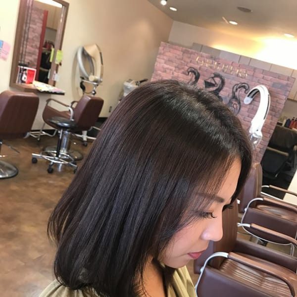 ストレート・ミディアムレイヤー|ガナーズヘアードレッシング