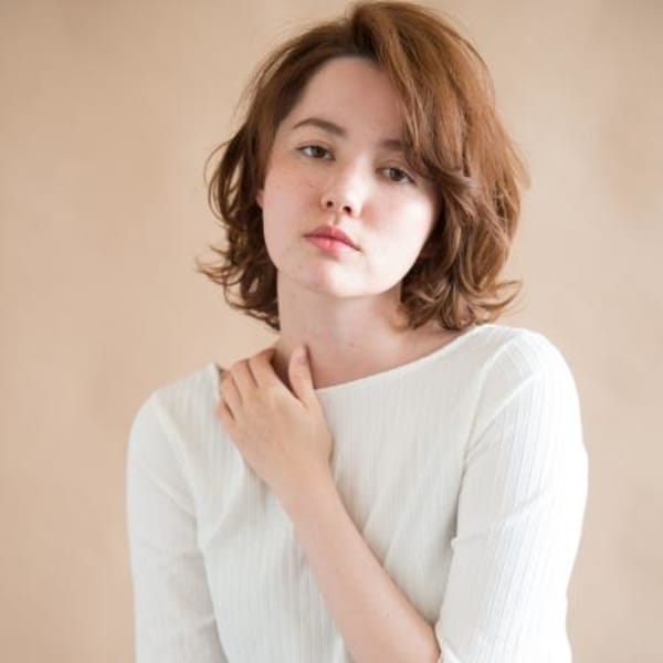 【threebykeep 尾山台.齋藤】ミディアムボブカール