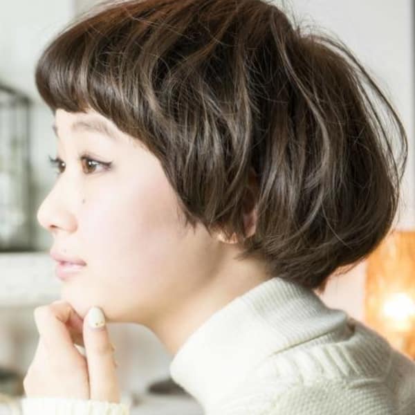 【threebykeep 尾山台.三橋】マッシュショートボブ