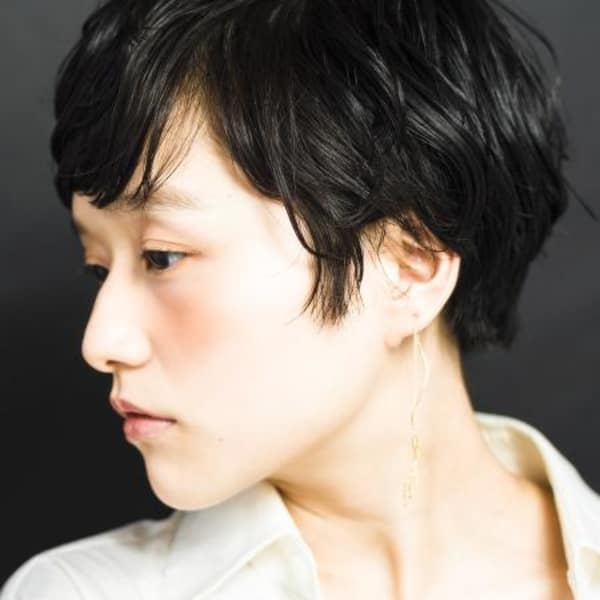 【threebykeep 尾山台.三橋】黒髪ベリーショート