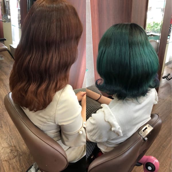 韓国風ダウン波ウェーブ