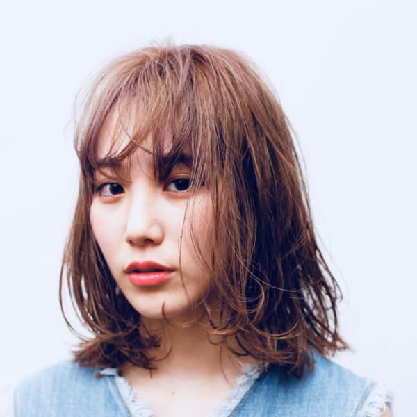 ナチュラルミディアムスタイル|髪質改善酸性縮毛矯正専門店CUORE