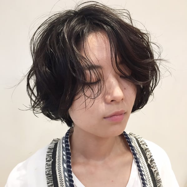 オススメ順 パーマ マッシュ 黒髪 ショートの髪型 ヘアスタイル 楽天ビューティ オススメ順 パーマ マッシュ 黒髪 ショートの髪型 ヘアスタイル 楽天ビューティ