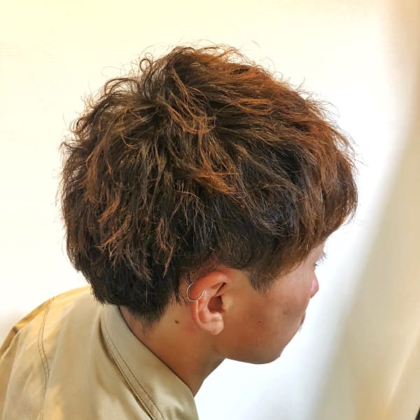 スパイラルパーマ