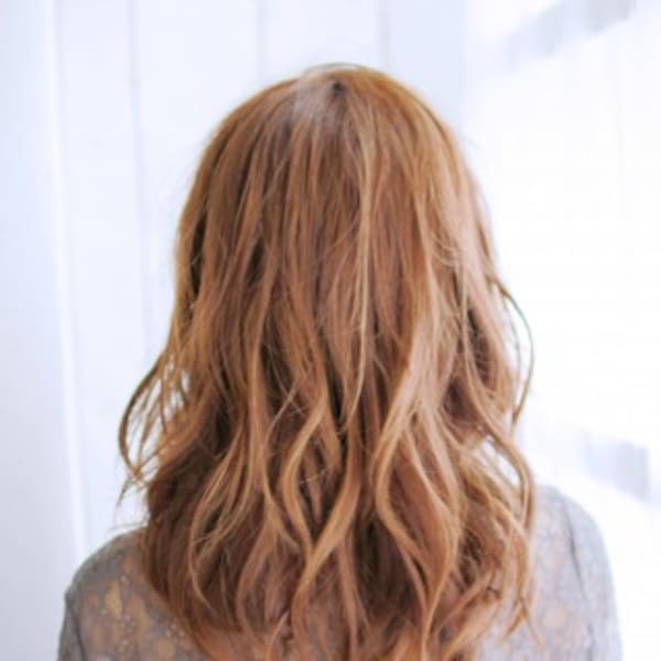 無造作ウエットロングスタイル