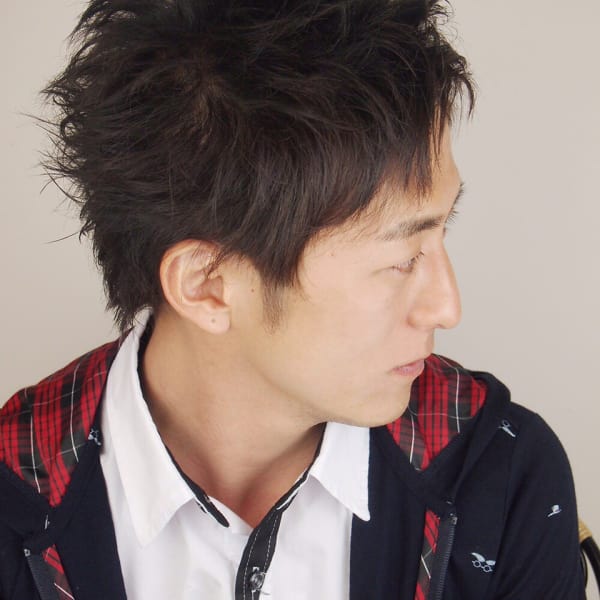 前髪立ち上げショート|Hair  design Aonoa