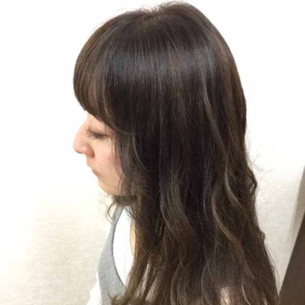 グラデーションカラー ロングスタイル