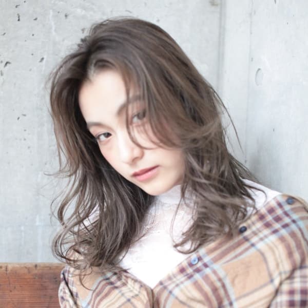 シースルーウェーブロング