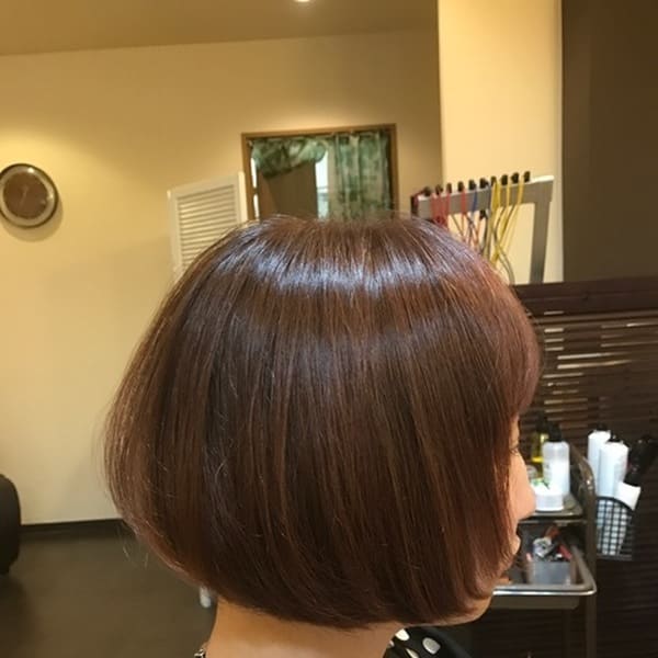 ボブ×ピンク系カラー|MILK 北千住