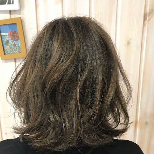 ミディアム＋ハイライトカラー|MILK 北千住