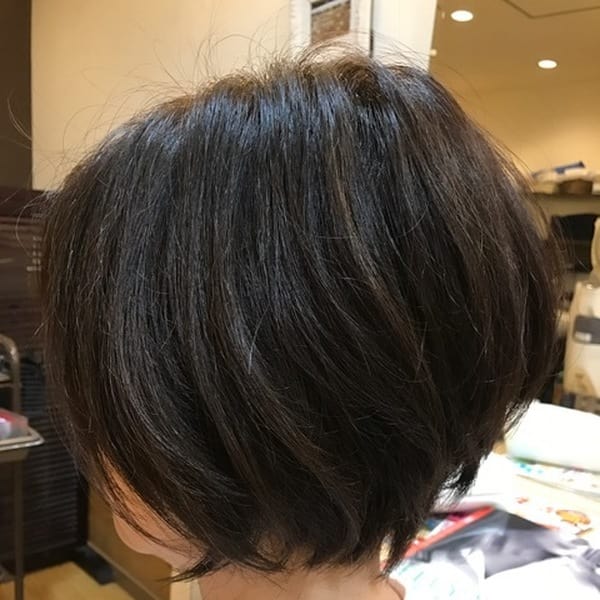 フェミニンショートボブ|MILK 北千住