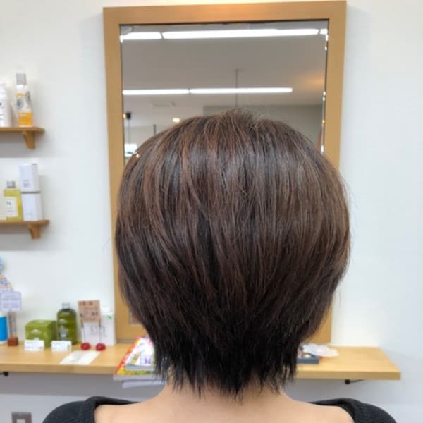 大人ショート×耳下