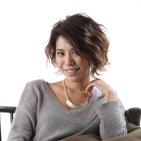 大人ショートウエーブ