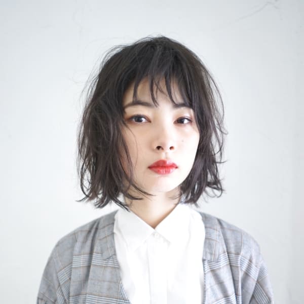 ニュアンスパーマ×ボブ