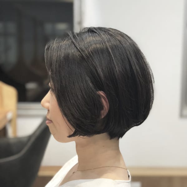 【VIE/石田康博】大人女性の為の前下がりショートボブ