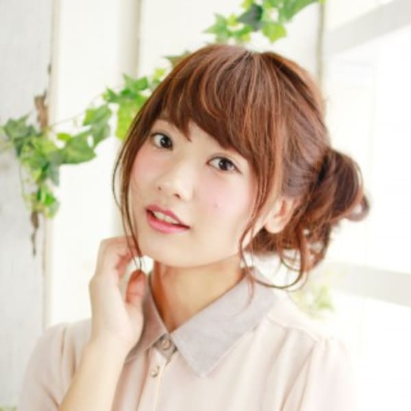 ゆる可愛いアップスタイル