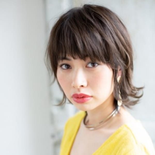 個性的!ワイドバング+ウルフ