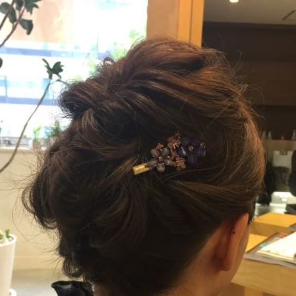 ロープ編み＆くるりんぱ