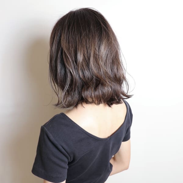 ラベンダーアッシュ×ミディ