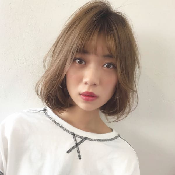 ラフに愛され可愛い大人ボブ【k147】