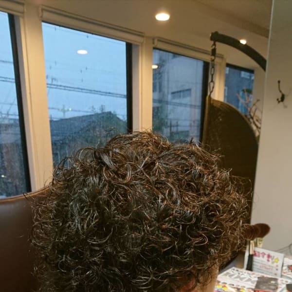 外国人風パーマ