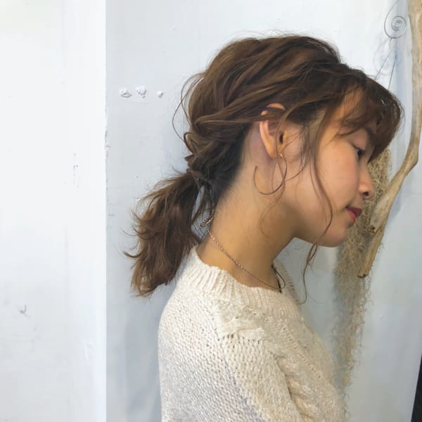 カジュアルアレンジ 大人ローポニー【N-117】