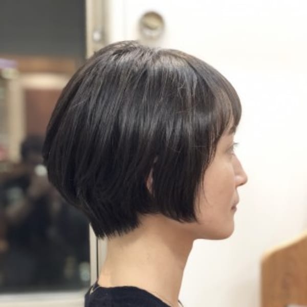 大人女性の為のショートボブ