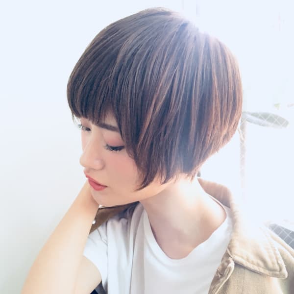大人かわいい小顔ショート|PARADISO le・plus