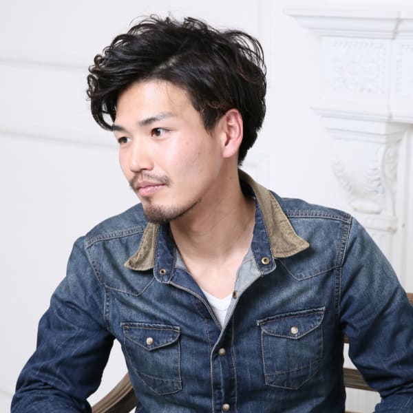 ワイルドツーブロック★セミウェットレイヤーパーマ