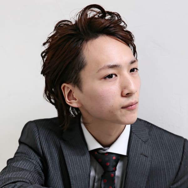 脱力感無造作★メンズミディ