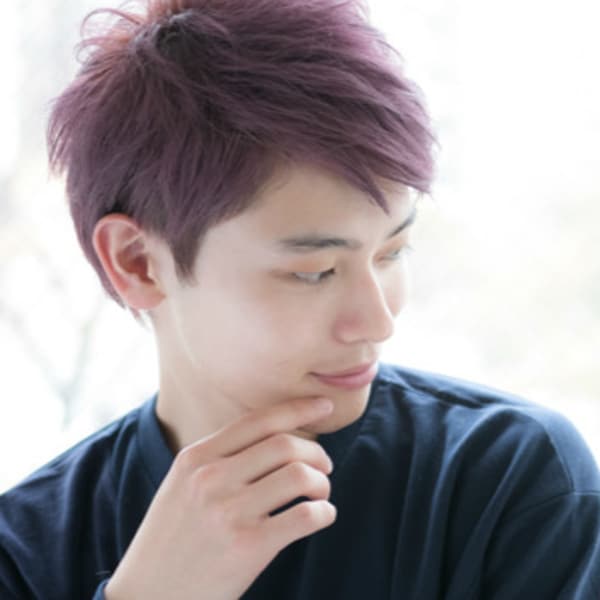 #ラズベリーアッシュ#ワイルドツーブロック#ハイ透明感カラー