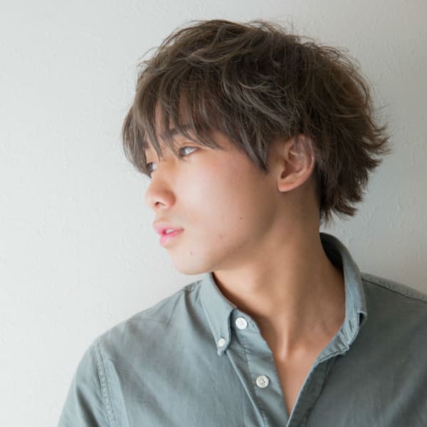 メンズのオススメ順 30代 カラー マッシュの髪型 ヘアスタイル 楽天ビューティ