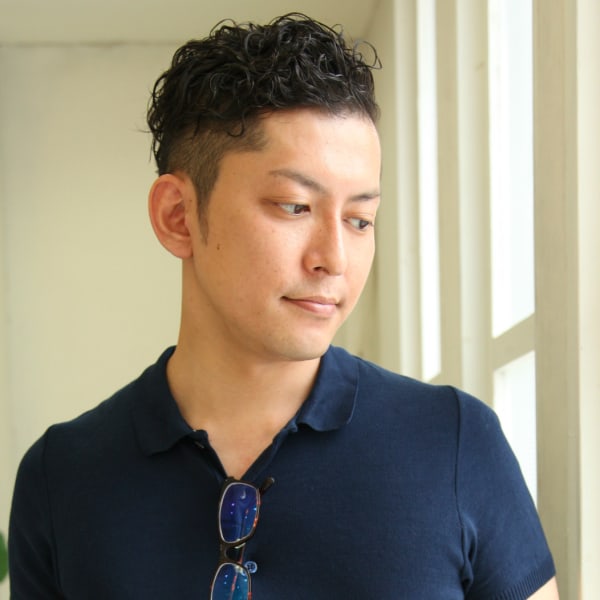 大人のグランジ★ツーブロックスタイル