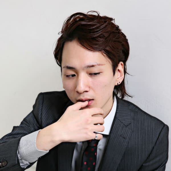 ポイント縮毛★メンズグランジヘア