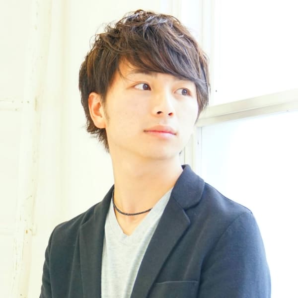 誠実ショート★ポイントパーマスタイル