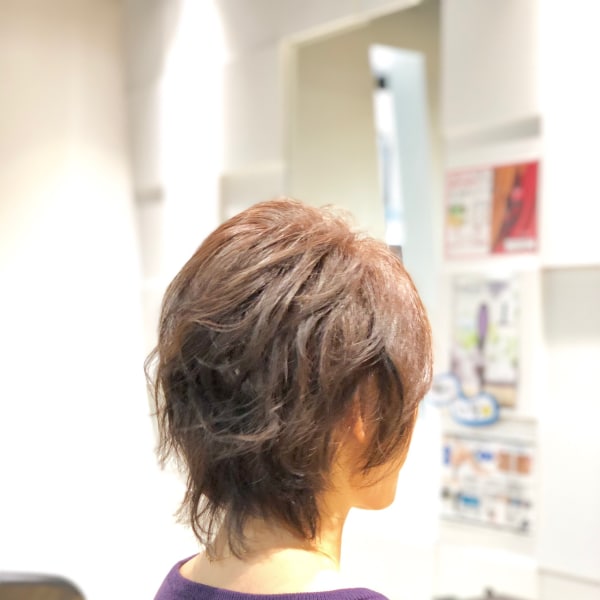 40代　－5歳　軽やかショートスタイル♪|anfection