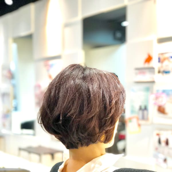 -5歳 アラフォー 秋の潤艶ショートボブ♪