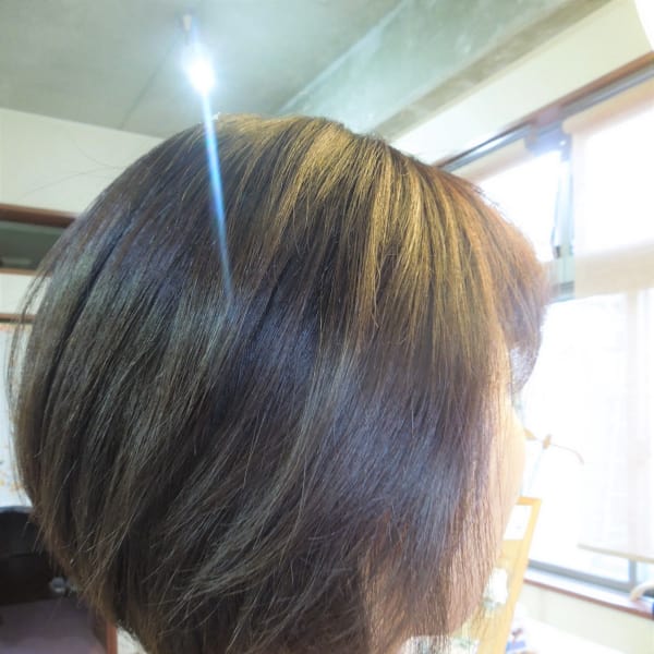 ショートグラデーションボブ|大人の【艶髪専門サロン】レディクレア