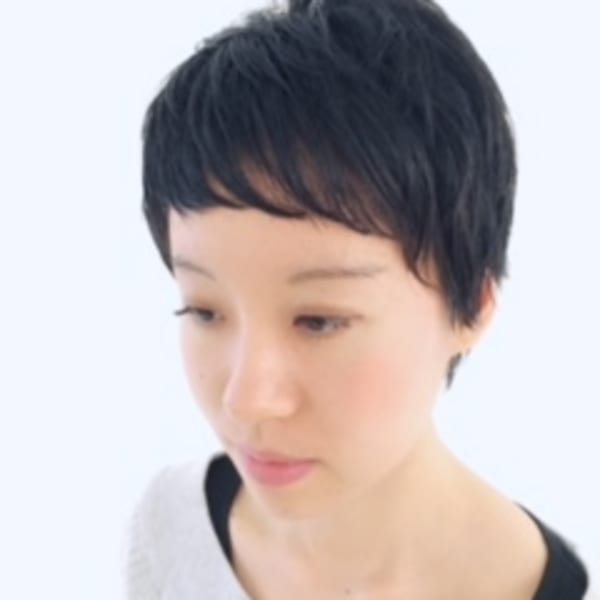 ショートバング　マニッシュショート