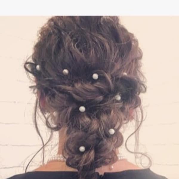 ラフなヘアセット