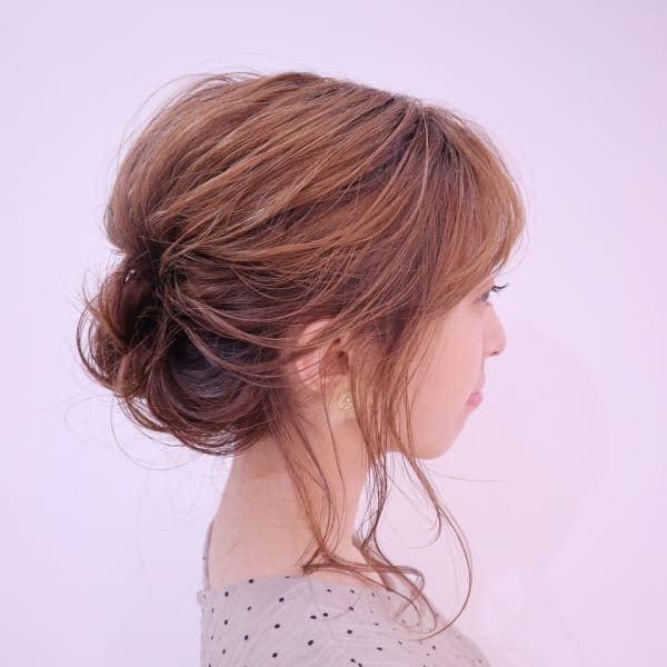 ヘアアレンジ×二次会ヘアセット