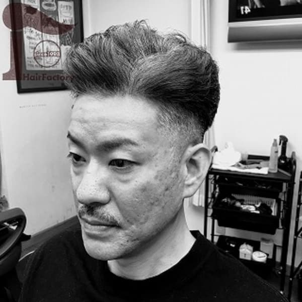 ツーブロック＆パーマ