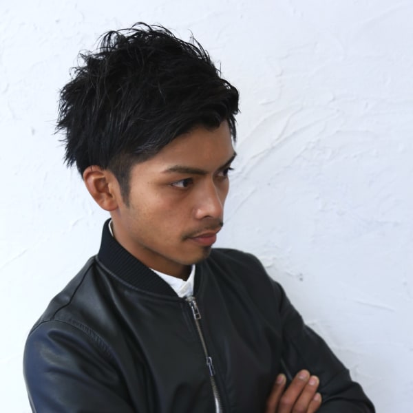 ワイルド系ショートアップバング☆|&.end