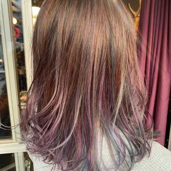 バレイヤージュ・ユニコーンカラー|sonic hair shop