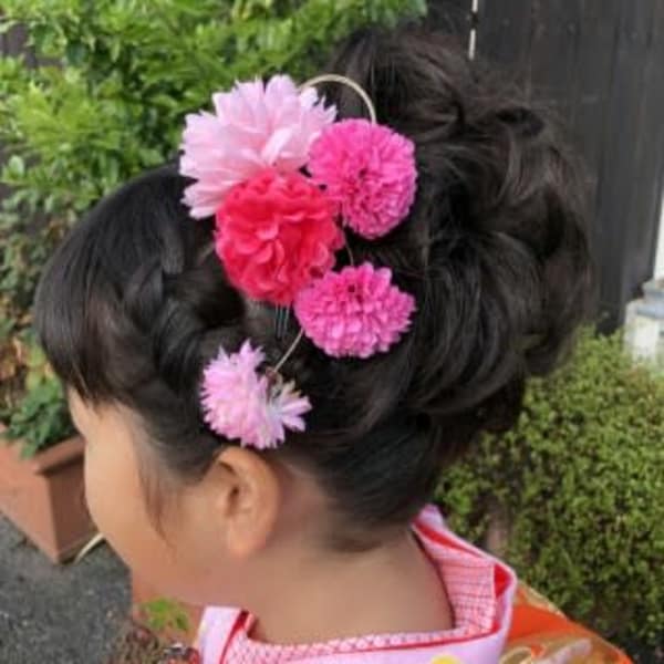 七五三　ヘアセット