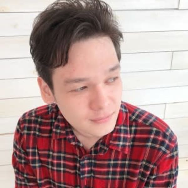 men's hair×前髪かきあげ