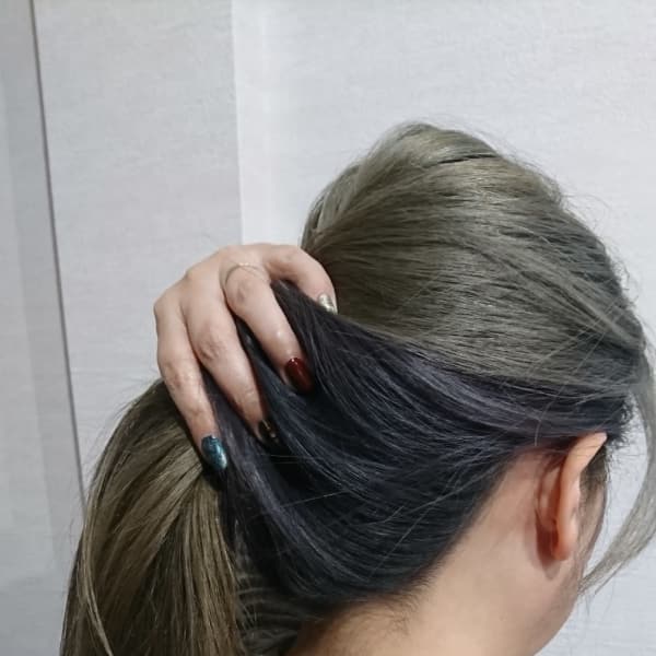 ツヤツヤWカラー+インナーカラー　