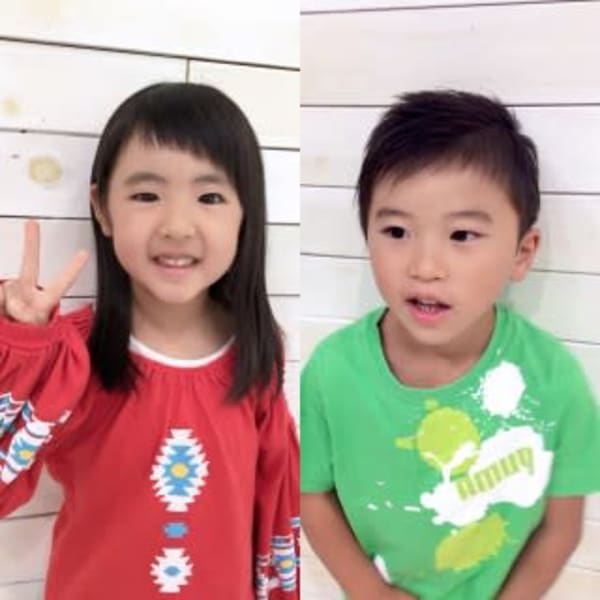 Kids アシンメトリーバング