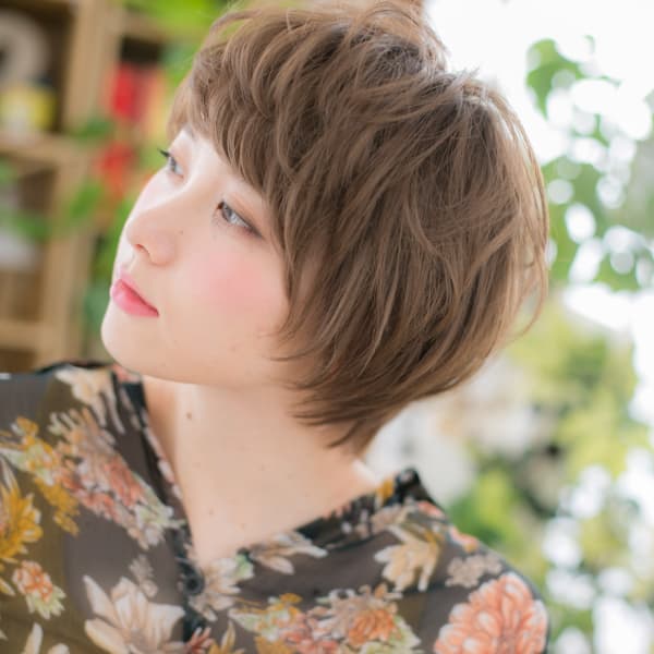 くせ毛風☆ふわふわエアリーショート